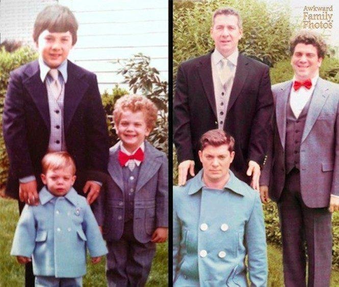 20 recriações de fotos de família que são incrivelmente divertidas a