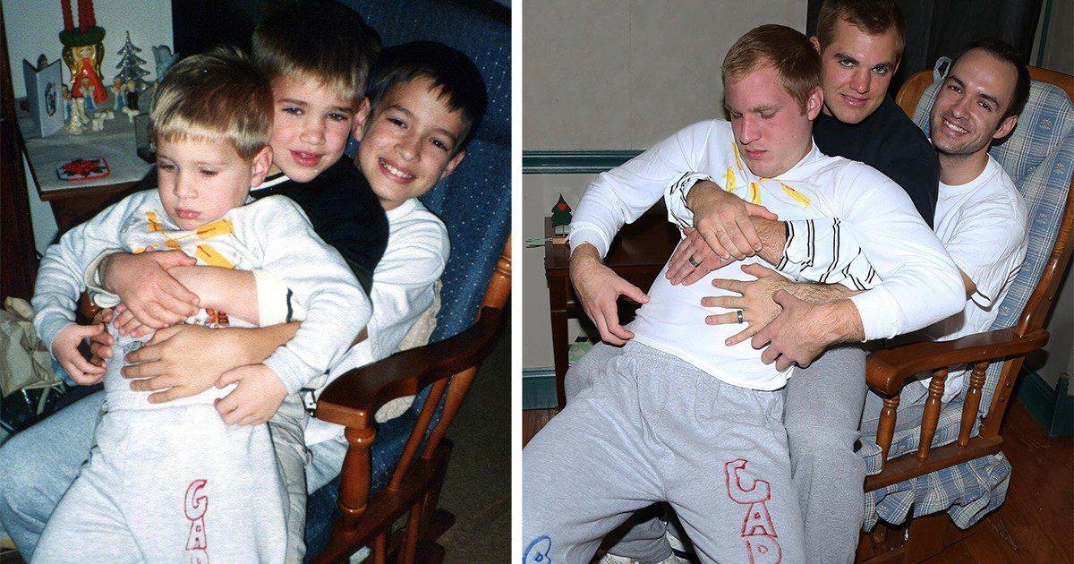 20 recriações de fotos de família que são incrivelmente divertidas