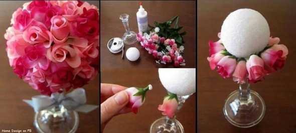 Como fazer enfeites com bolinhas de isopor