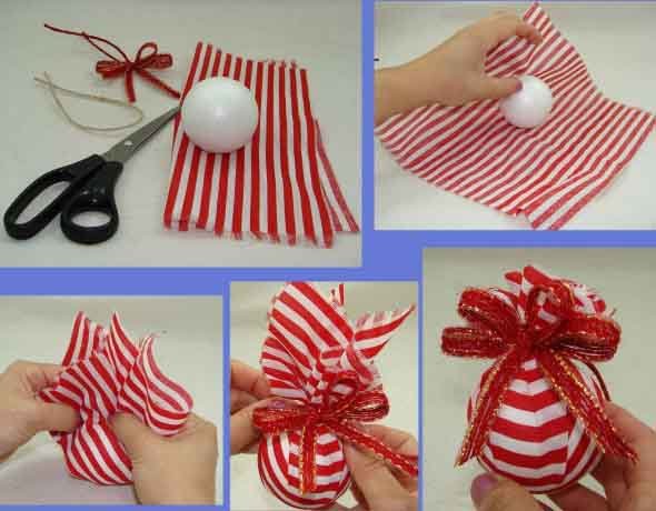 Como fazer enfeites com bolinhas de isopor