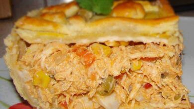 Torta de Mandioquinha com Frango