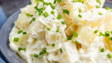 Salada de maionese de batata