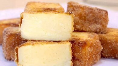 Leite frito uma sobremesa diferente e deliciosa que vai fazer o maior sucesso