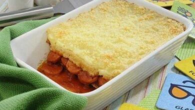 Cachorro quente de forno fácil