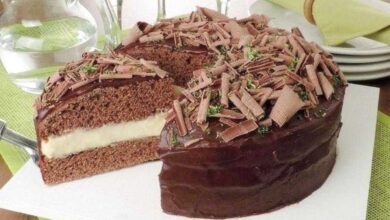 Bolo Mousse de Chocolate e Limão