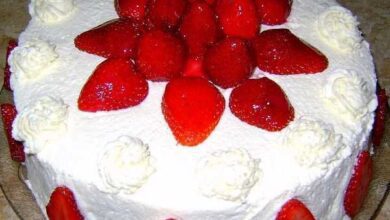 Bolo Mousse de Morango