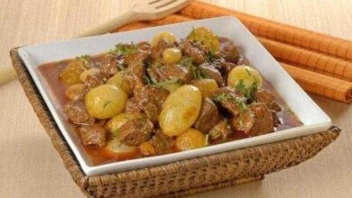 Picadinho de carne ao vinho