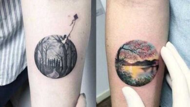 20 Tatuagens com desenhos detalhados em círculos