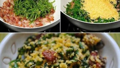 Farofa de Couve com Bacon