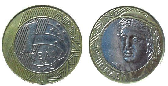 Moedas mais raras e caras do Real - 5 Lugar - Moeda de 1 R$ de 1999