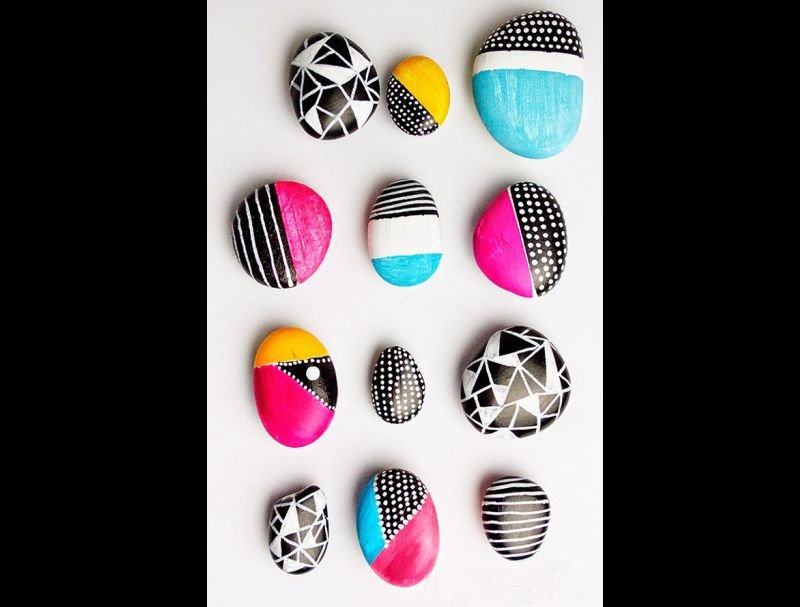 Dicas de Artesanato com Pedrinhas de Jardim