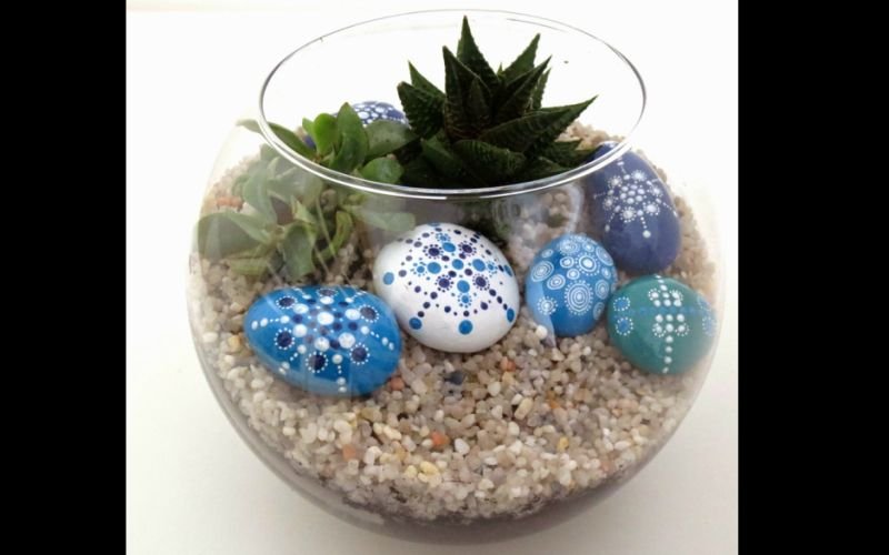 Dicas de Artesanato com Pedrinhas de Jardim