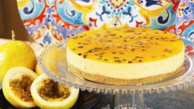 Receita de Torta Mousse de Maracujá