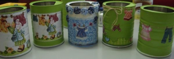 Como Fazer Artesanato com Latas de Tinta