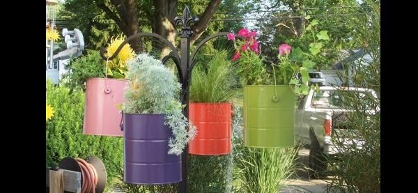 Como Fazer Artesanato com Latas de Tinta