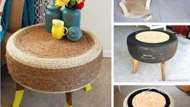 passo a passo de mesinha com pneu