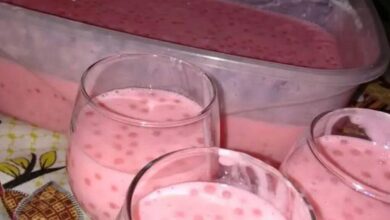 Sagu com gelatina de morango: Sobremesa prática e deliciosa!