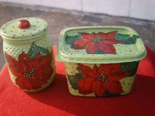 ideia de artesanato com pode de margarina