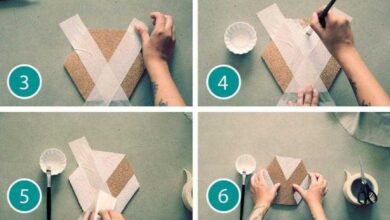 Como fazer mural de cortiça geométrico