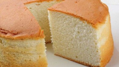 Receita de bolo de pão de Ló