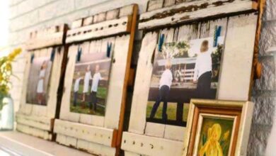 Como fazer Porta retrato de madeira rústico