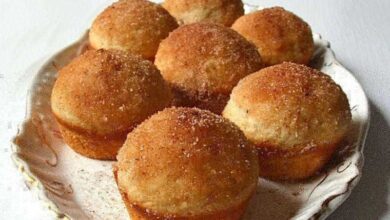 Bolinho de chuva assado ea