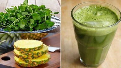 Suco de abacaxi com agrião: previne e trata anemia naturalmente