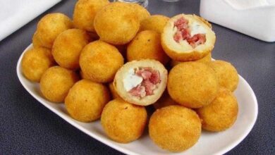 Receita de petisco bolinha de salame
