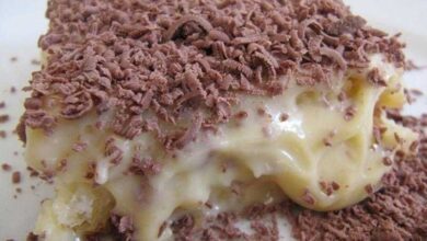 Cobertura de chocolate com leite condensado para bolos