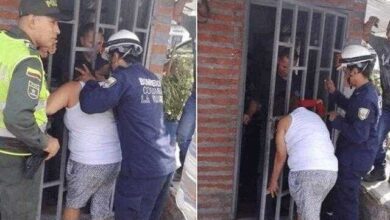 Fofoqueira fica presa ao olhar dentro da casa da vizinha d