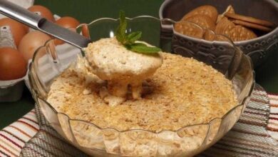 Receita da mousse de bolacha maria