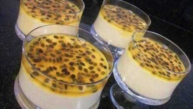 Mousse de maracujá rápido com 3 ingredientes d