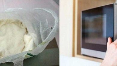 Como lavar pano de prato no micro-ondas - Fica branquinho e com cara de novo!