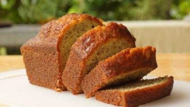 Bolo Integral de Banana fofinho