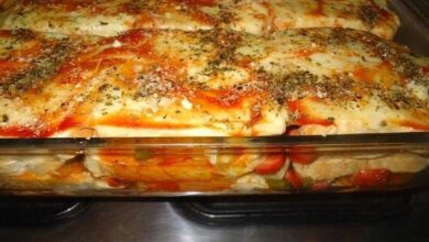 Lanche Delicioso de Cachorro quente de Forno d