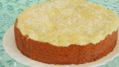 Bolo de Milho com Cobertura de Beijinho