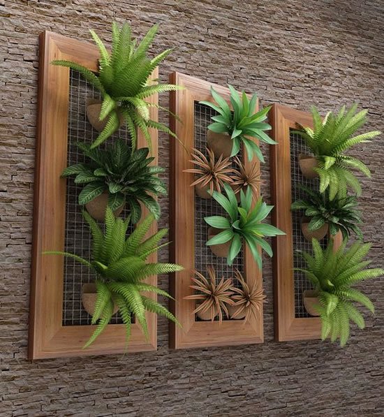Jardins verticais lindos para inspiração