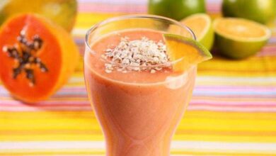 Mamão com aveia e canela para eliminar o inchaço e limpar o Intestino