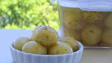 Como fazer batatinha em conserva