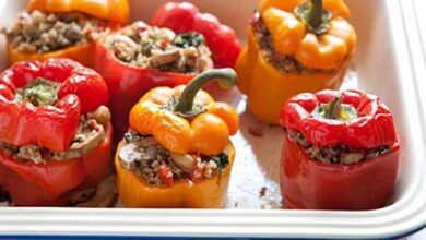 Receita de Pimentão Recheado Delicioso