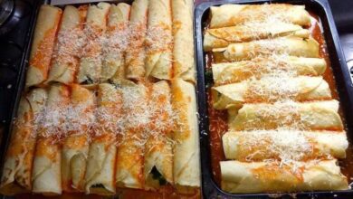 Canelone de massa de Pastel