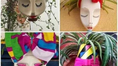 Vasos Estilizados com Garrafas de Amaciante