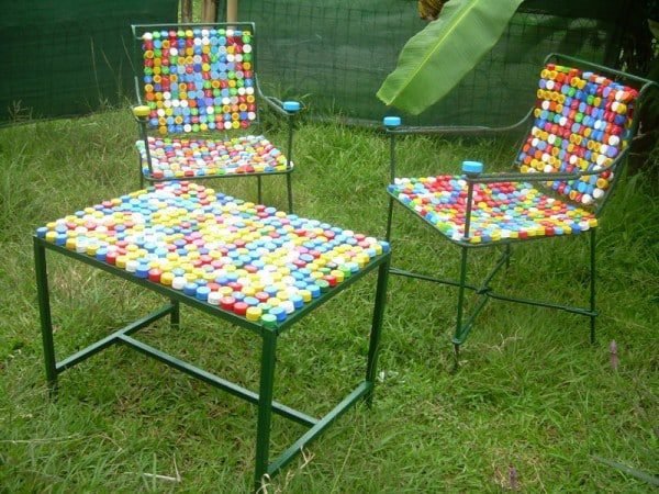 18 Ideias de Artesanato com Tampinhas de Garrafa Pet