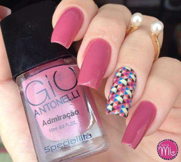 80 fotos de Unhas Bonitas decoradas em cor de rosa