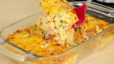 Omelete de forno completa uma delícia sem óleo perfeito para toda família