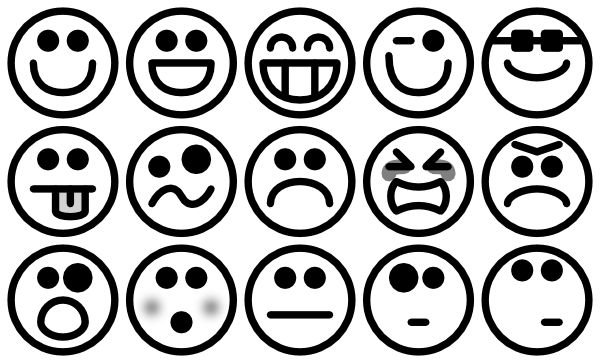 Como Fazer um Chaveiro de Emoji (Foto: freecoloringpages.co.uk)