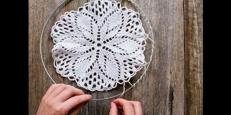 filtro dos sonhos de croche