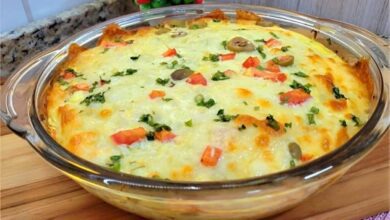 Torta de Repolho cremosa fácil de preparar e muito saborosa!