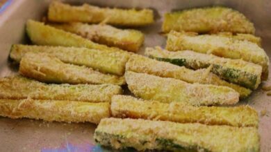 abobrinha crispy de 3 minutos