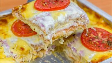 Bauru de forno com pão de forma: um lanche prático e delicioso para toda a família